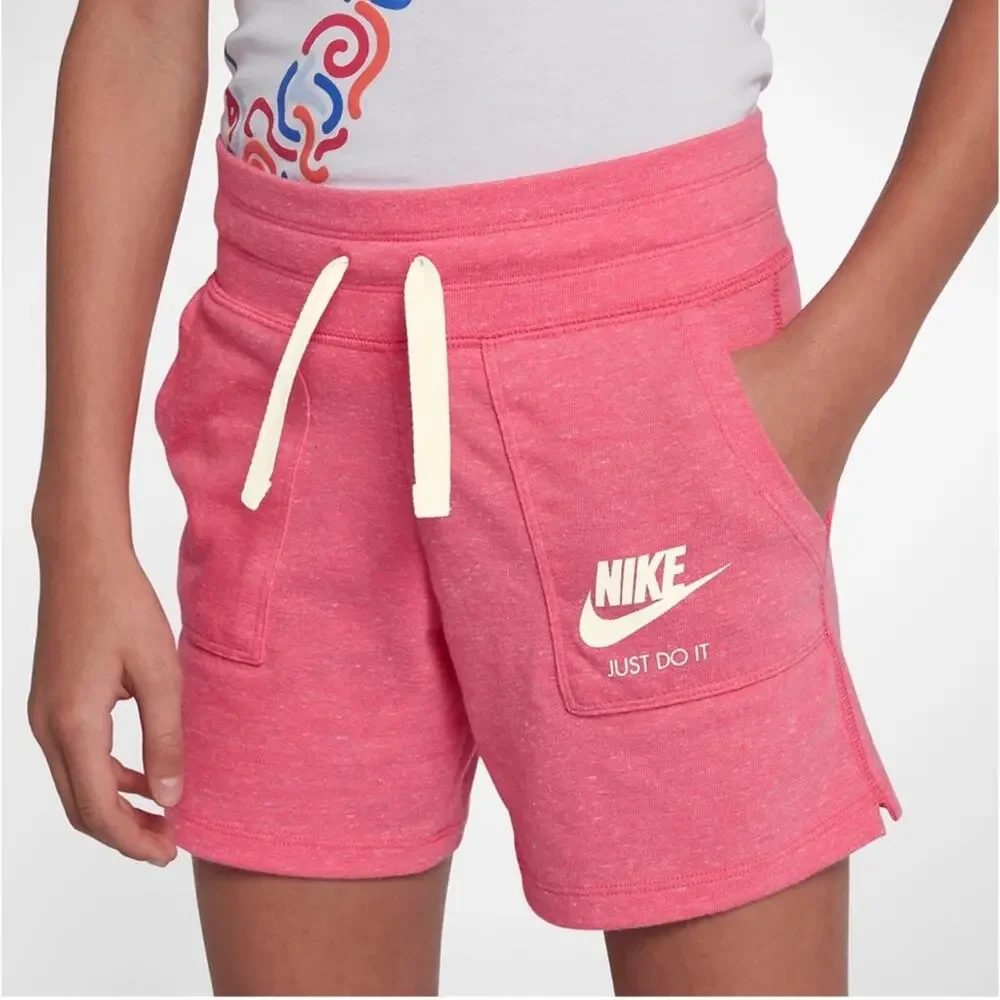 The Nike Sportswear Vintage Girls' Shorts heathered periwinkle purple blue